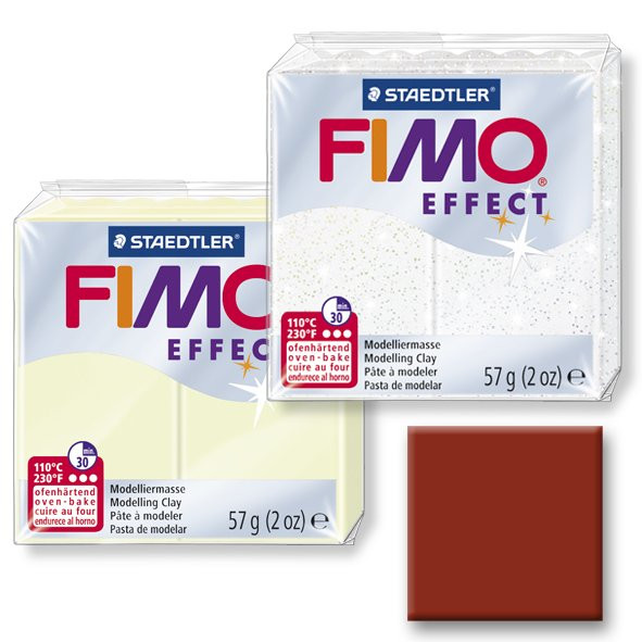 Polymerová hmota Fimo Efekt, vanilková č.105