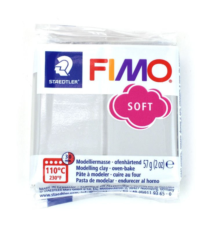 Polymerová hmota Fimo Soft, šedá  č. 80