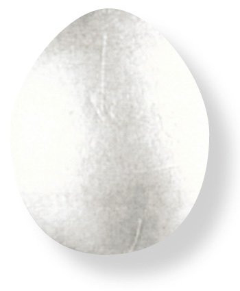 Polystyrenové vejce, 8 cm