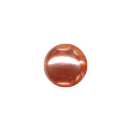 Skleněné voskované perle, lososové, 4 mm, balení 72 ks