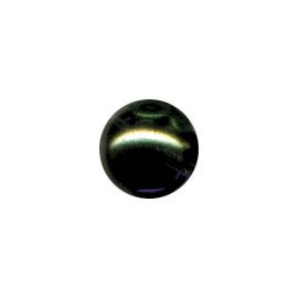 Skleněné voskované perle, olivové, 4 mm, balení 72 ks