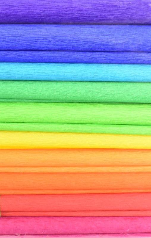 Souprava krepového papíru 4-10 barev