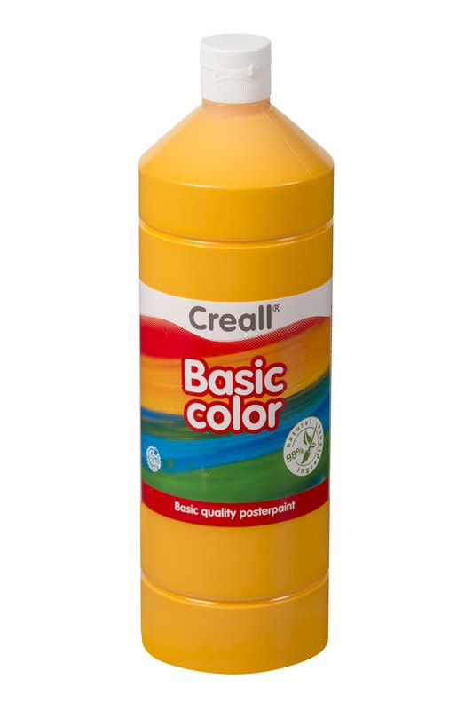 Temperová barva Creall, 1000 ml, tmavě žlutá