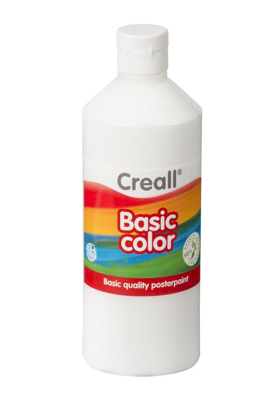 Temperová barva Creall, 500 ml, bílá