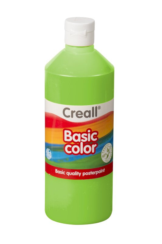 Temperová barva Creall, 500 ml, světle zelená