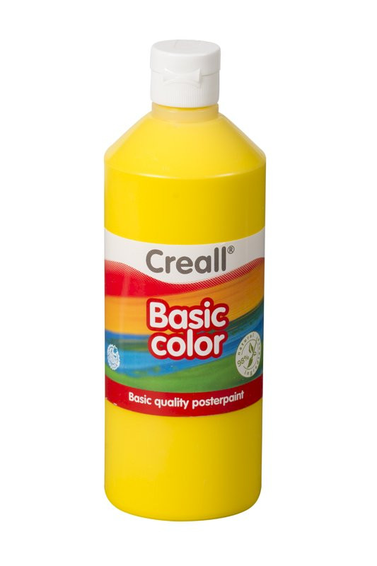 Temperová barva Creall, 500 ml, základní žlutá