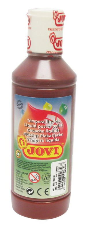 Temperová barva Jovi, 250 ml, hnědá 