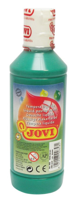 Temperová barva Jovi, 250 ml, tm. zelená 