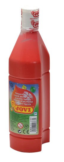 Temperová barva Jovi, 500 ml, červená