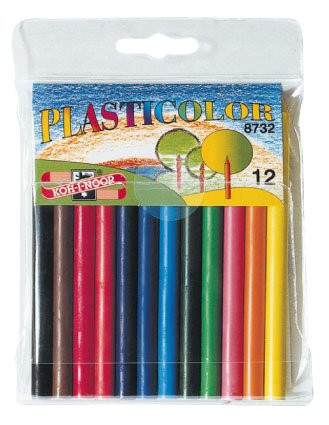 Voskovky Plasticolor, 12 ks