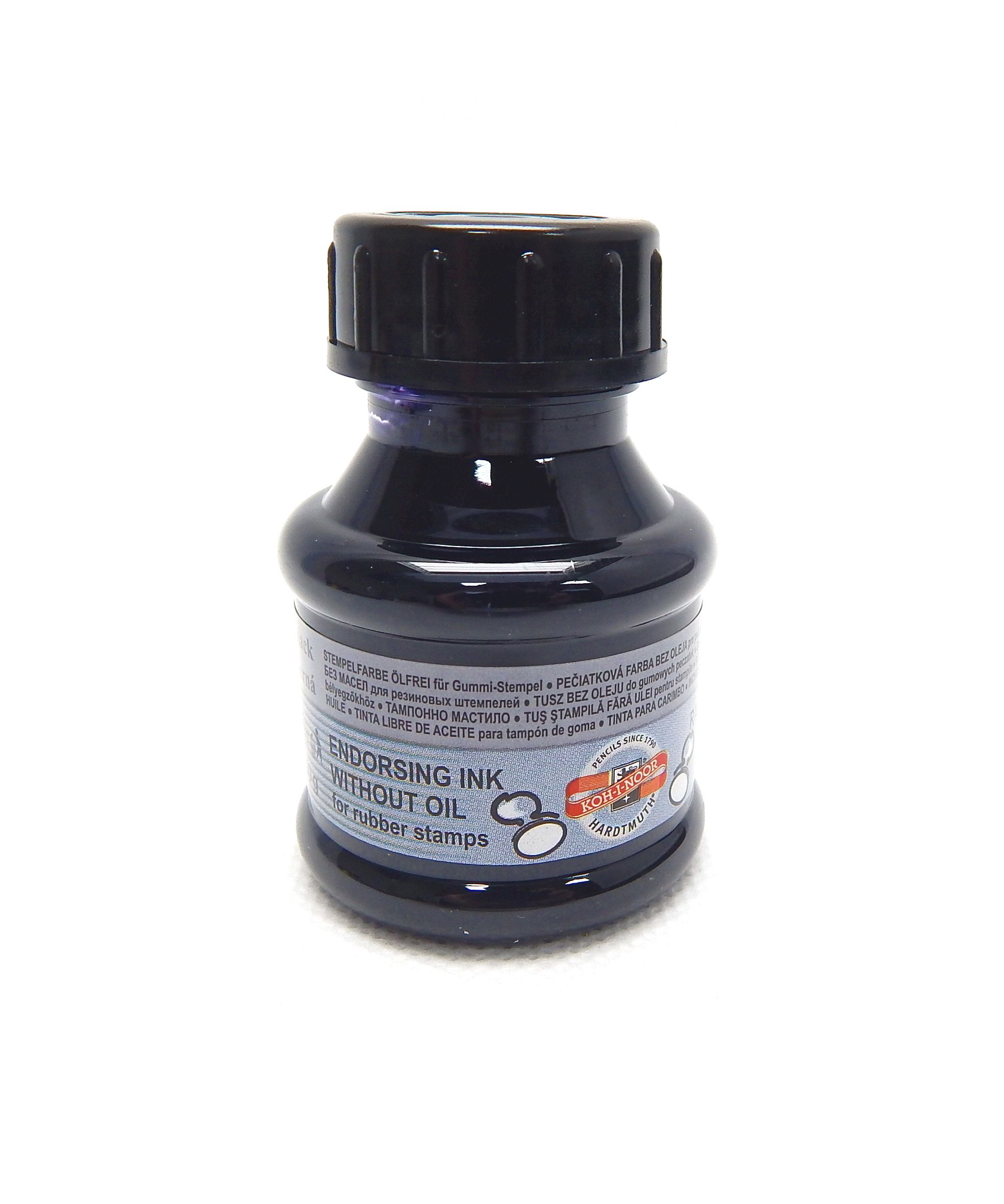 Razítková barva, 50 ml, černá