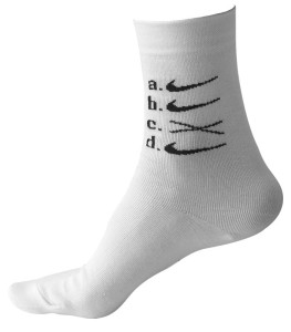 Ponožky učitelovy fajfky, bílé, unisex, velikost 36-41