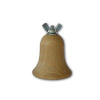 Dřevěný zvonek,  mini forma, výška 3 cm