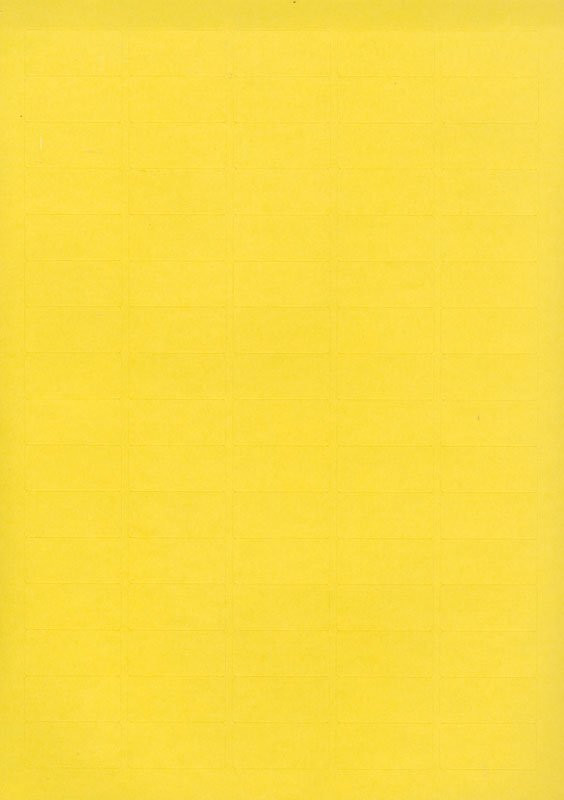 Etikety 35 x 17 mm, žluté