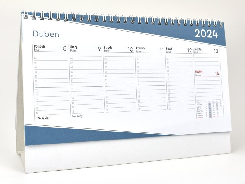 Kalendář stolní pracovní 2024 - 1