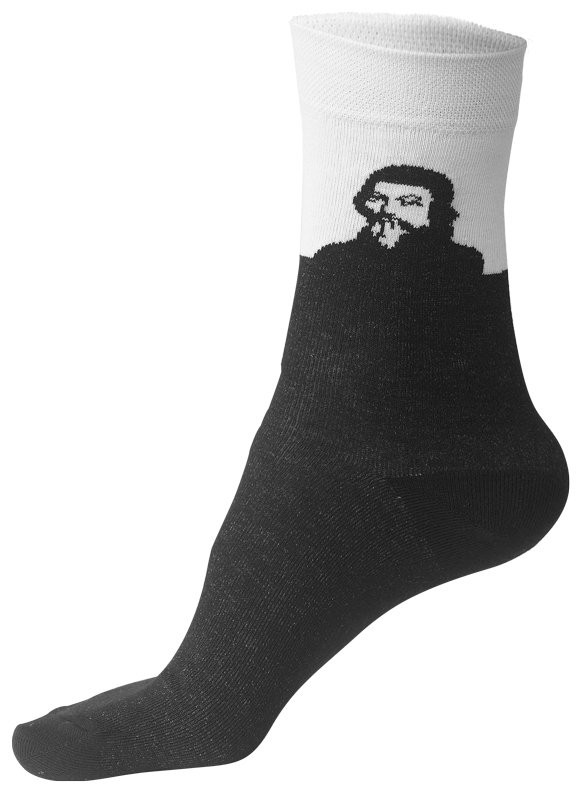 Ponožky pro učitele národů, černé, unisex, velikost 36-41