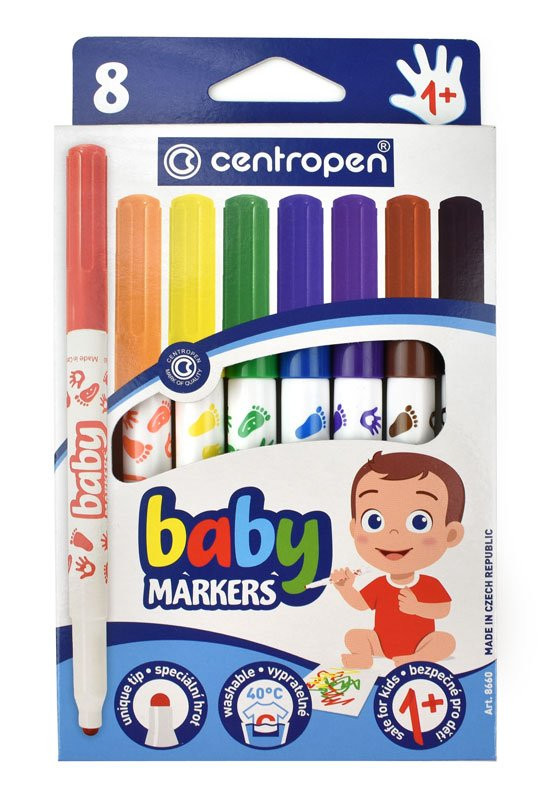 Popisovače 8660/8 Centropen Baby Marker