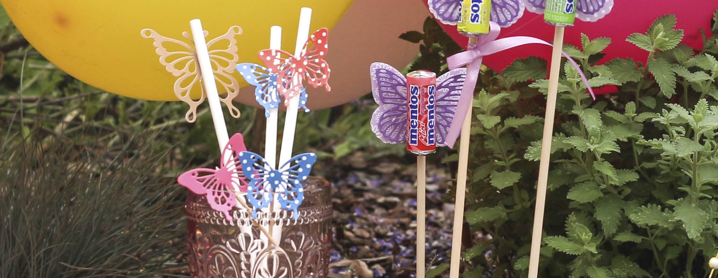 Ozdobte dětskou oslavu dekoracemi motýlků