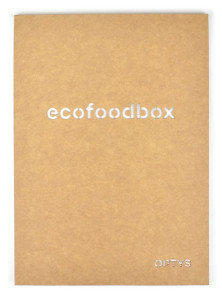 Poznámkový blok Ecofoodbox,  A4, linka, 50 listů