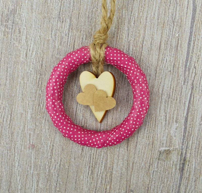 Lepicí páska, textil, růžová s puntíky, 1,5 cm, 2 m - 1