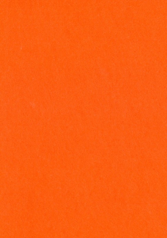 Dekorační plsť 20x30 cm, 2 mm, 350 g, oranžová č.16