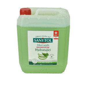 Tekuté mýdlo Sanytol, dezinfekční, hydratující, 5 l