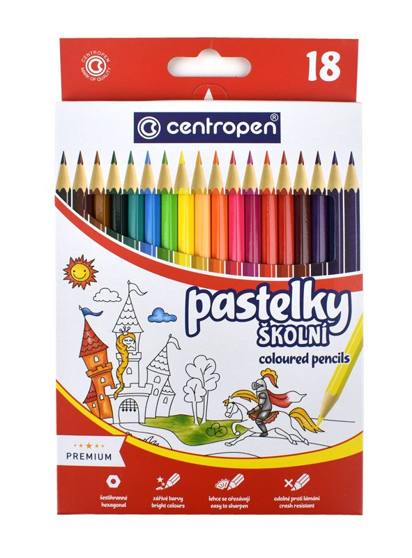 Pastelky Centropen 9520, 18 ks