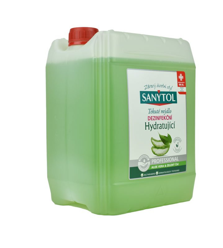 Tekuté mýdlo Sanytol, dezinfekční, hydratující, 5 l - 1