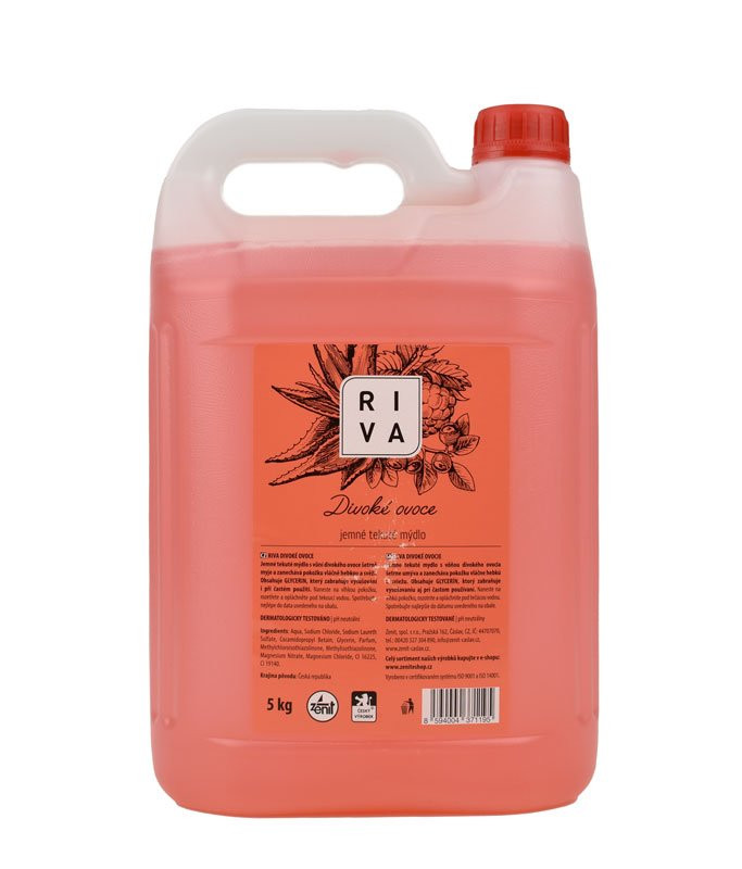 Tekuté mýdlo Riva, divoké ovoce, 5 l