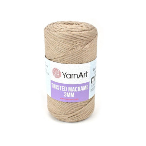 Pletací příze Macrame Twisted, béžová č. 768, 250 g, 195 m