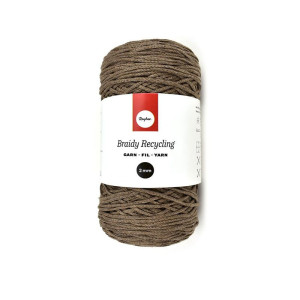 Pletací příze Macrame, hnědá, 250 g, 250 m