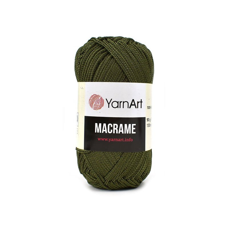 Pletací příze Macrame YarnArt, zelená, 90 g, 130 m