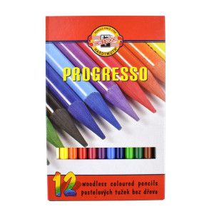 Pastelky KOH-I-NOOR Progresso, sada 12 ks