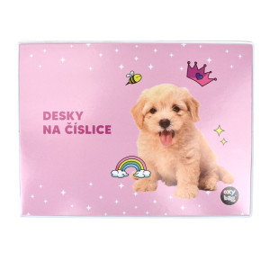 Desky na číslice, pes