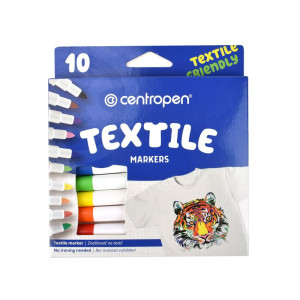 Popisovače na textil Centropen 2739, sada 10 ks