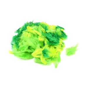 Peří Rayher, 10 g, zelené
