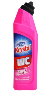 KRYSTAL WC kyselý na nerez a keramiku 750 ml