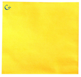 Utěrka CLEAMAX FINE 400x400 mm žlutá 12 ks