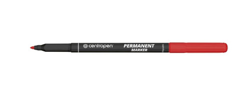 Popisovač 2536 Centropen Permanent, 1 mm, červený 
