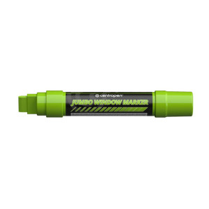 Křídový značkovač 9120 na sklo Centropen, zelený fluo