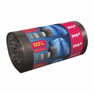 Odpadkové pytle pevné, 120 l, 10 ks