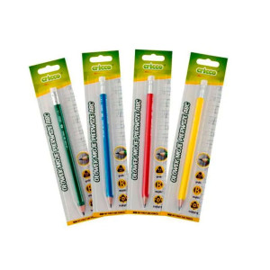 Grafitová tužka Cricco, trojhranná Jumbo B, s pryží