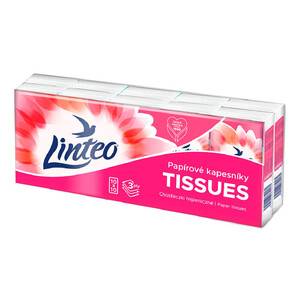 Kapesníky Linteo, 3 vrstvé, 10 ks